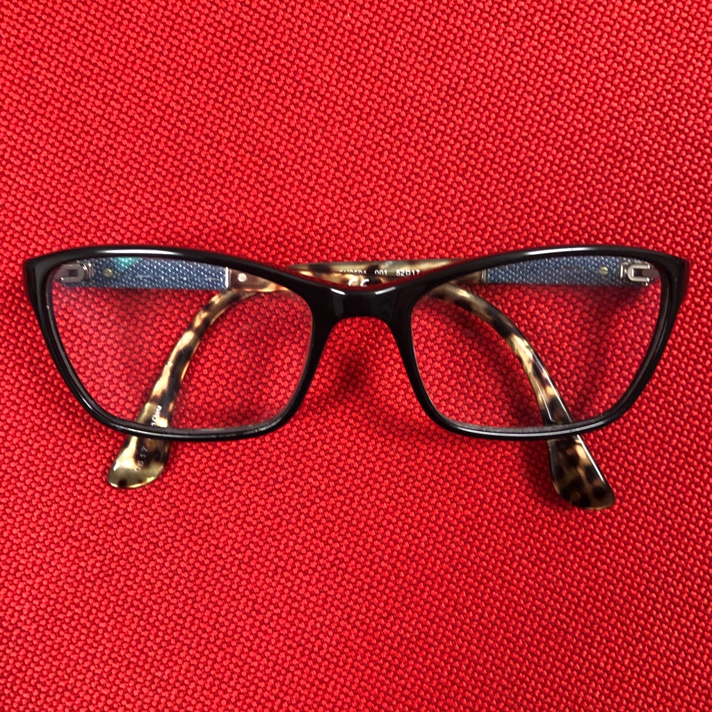 Guess Authentic Gu2594 Eyeglasses With Denim Temple Design